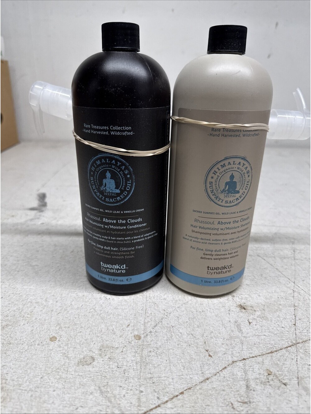 Tweak'd by Nature Rhassoul Above the Clouds Shampoo & Conditioner 33.8 oz Sealed